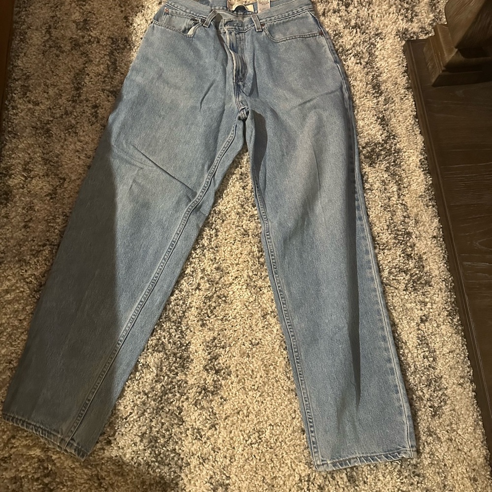 Size: 34x33
Stone wash, button fly